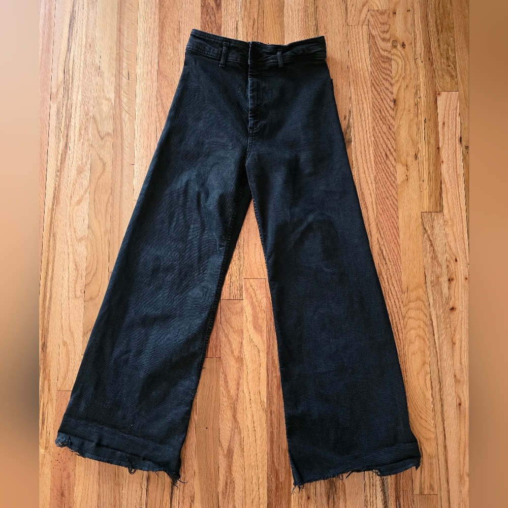 Zara Black Wide Leg Pants